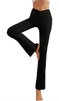 New size L, Women's Flare Yoga Pant Cossover High