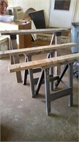 3 sawhorses