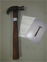 Bell face curved claw hammer