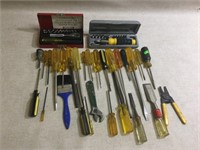 Screwdrivers, Wire Crimpers Paint Brush