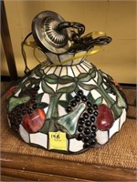STAINED GLASS FRUIT LAMP