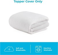 Linenspa 3 Inch Mattress Topper -Cover Queen Cover