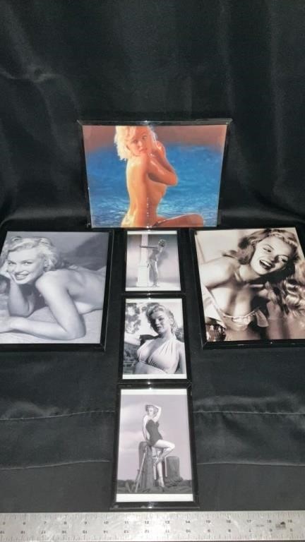 Marilyn Monroe framed photos