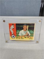 Slabbed 1960 Topps Mickey Mantle Baseball Card
