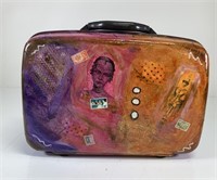 Hand painted luggage