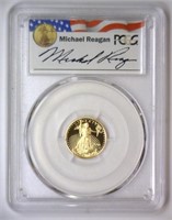 1996 Proof 1/10 oz Gold Eagle Michael Reagan PCGS