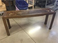 Wood 5ft long Hall Table - some wear