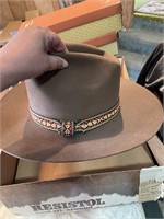 Bollman USA Range Rider cowboy hat size 7 1/4