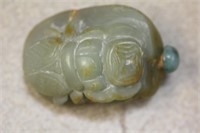 Jade or Similar Hardstone Snuff Bottle