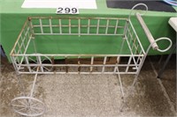 Metal Garden Cart No Shelf 29"T X 34"L X 19"W