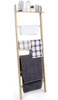 Happy home blanket ladder with shelf