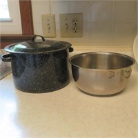 Stainless Steel Bowl, Cooking Pot