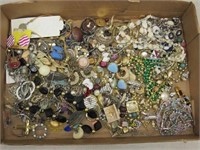 LARGE LOT OF COSTUME JEWELRY:
