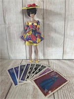 Vintage Summer Barbie Doll & Fashion Facts Cards