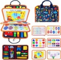 Toddler Montessori Sensory Busy Board:

NO BOX,
