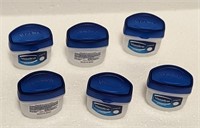 6 Pack Travel Size Vasline mini Tubs