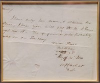Martin Van Buren, Signed Letter, 1810