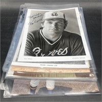 (D) Baseball signed sports collector photos not