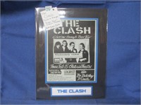 The Clash hard board poster.