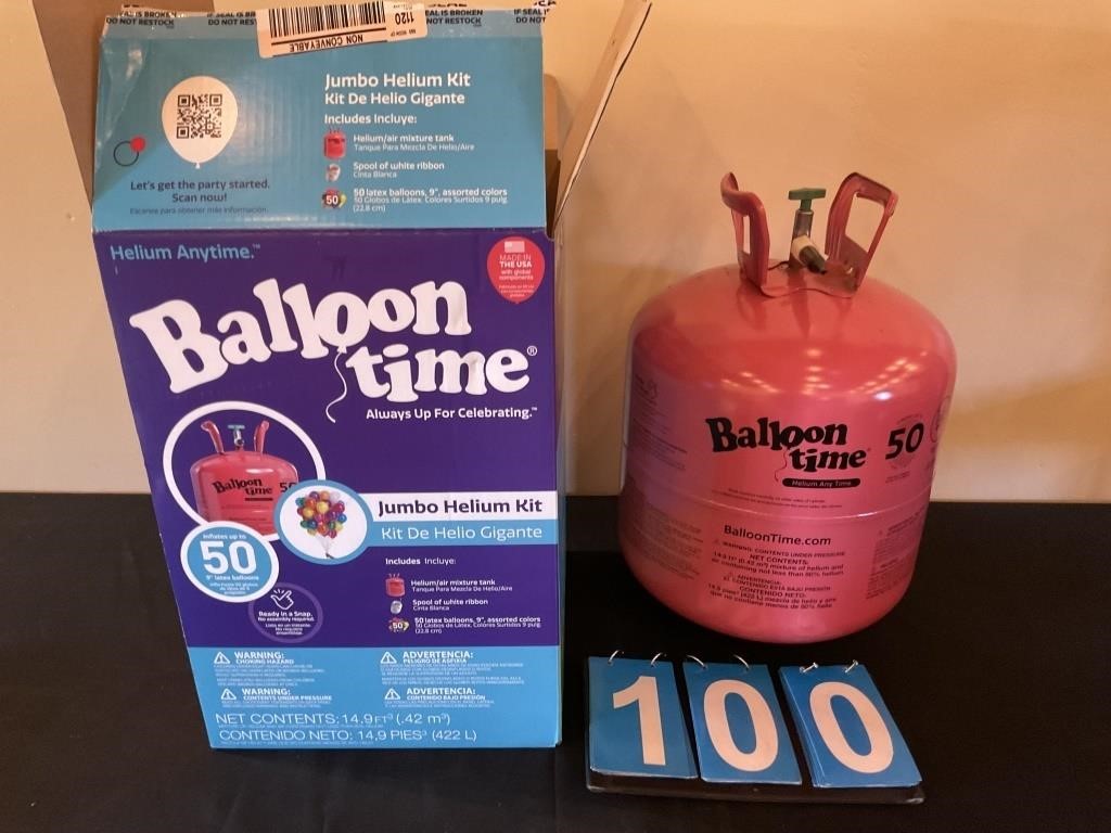 BALLOON TIME HELIUM KIT