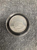 1985 Pete Rose "Hit #4192" 1 Troy oz Silver Coin