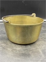 SMALL ANTIQUE BRASS JELLY PAN