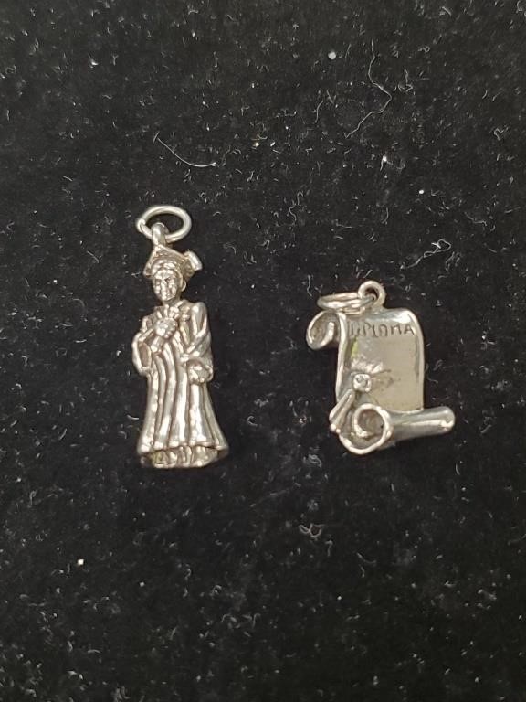 2 925 Sterling Silver Charms, Pendants.