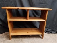 Small Wooden Shelving Unit, 24" H x 30" L x 12.5"