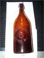 Embossed Potosi Brewing Co - Brown Picnic Bottle
