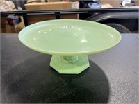 Jadeite Cake Stand