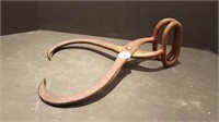 ANTIQUE ICE TONGS