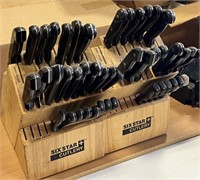 (2) Partial Sets of SIX STAR Cutlery Knives