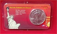 1991 Silver American Eagle Bu