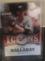 ROY HALLADAY NUMBERED ICON CARD