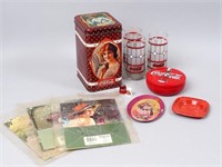 Coca-Cola Collectible Tins, Ashtray, Bags and More