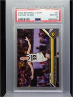 Caitlin Clark 2023 Bowman U Curry Record PSA 10