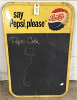 "say Pepsi, please" Menu Board