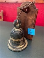 Ceramic bell with Wooden hanger stand