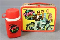 "Happy Days" Metal Lunch Box W/Thermos