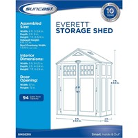 Everett 2x6ft Resin Storage Shed
