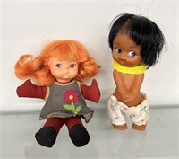 Uneeda Doll & Vintage Rubber Girl Doll