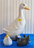 (6) Duck Figurines
