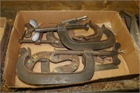 Box Lot With Larger C-Clamps