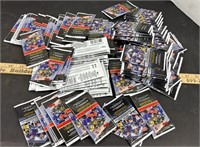 Unopened TOPPS Hockey Card Packs.
