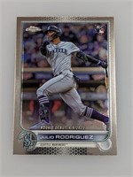 2022 Julio Rodriguez Topps Chrome Update RC Usc165