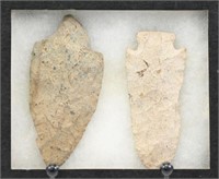 (2) Native American Stone Points. One is a