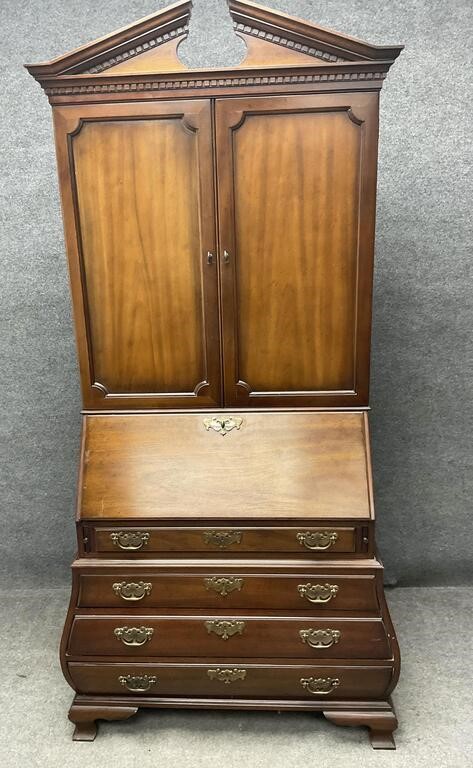 Drexel Chippendale Kettle-Base Secretary