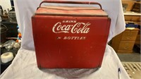 Vintage coca cola cooler ( rough bottom)