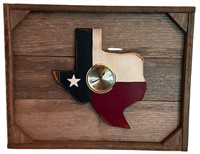 Texas Wooden Wall Clock