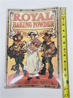 Royal Baking Powder Cardboard Sign